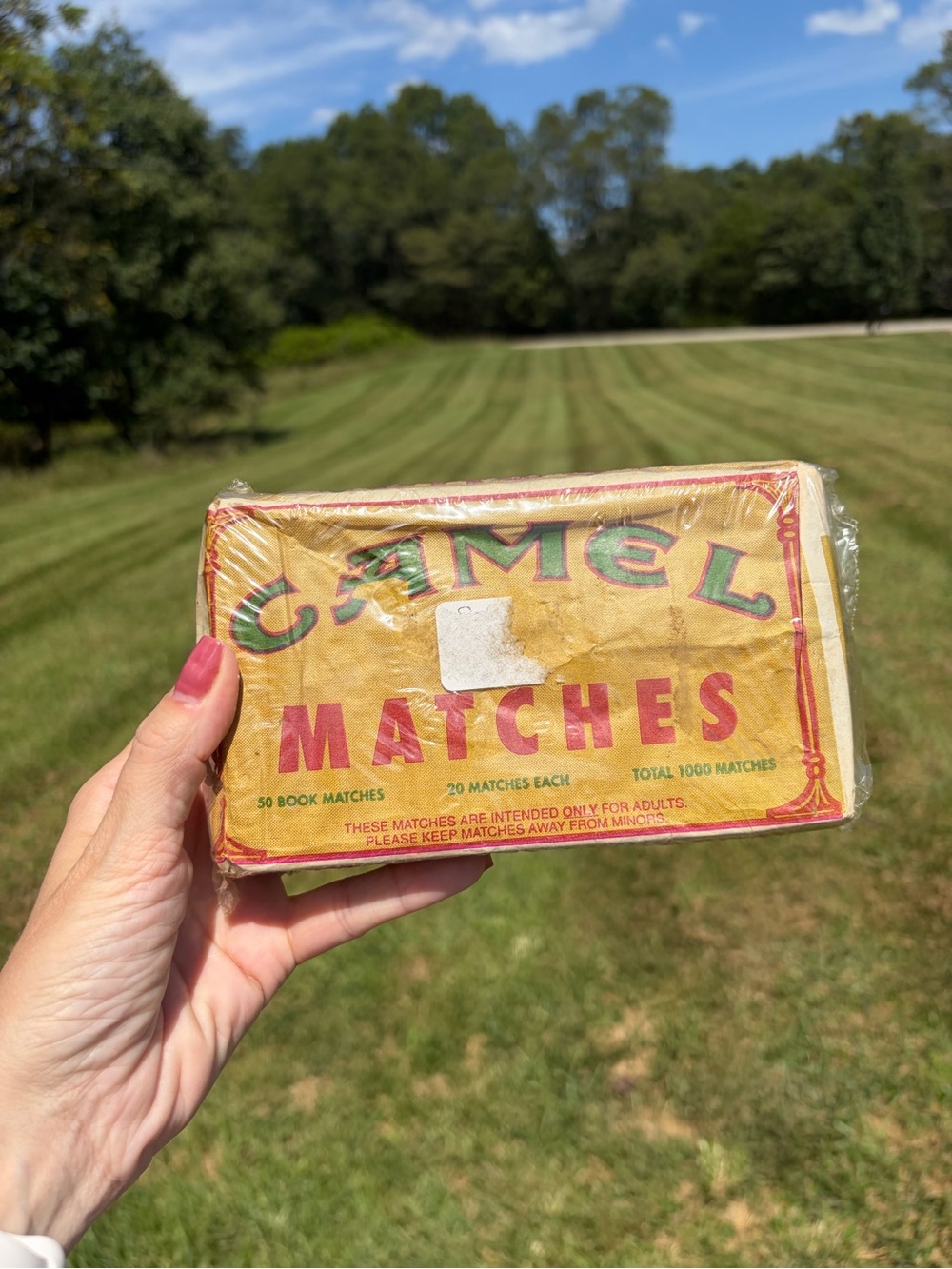 1991 Vintage Camel Unopened 50 Books of Matches Pack New Sealed
